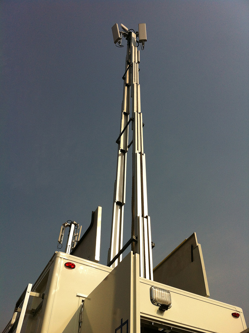 應(yīng)急通訊車升降桿